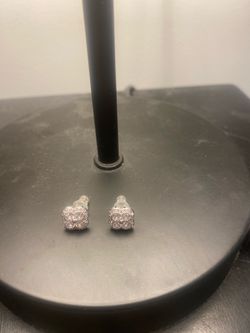 Moissanite Clover Stud Earrings