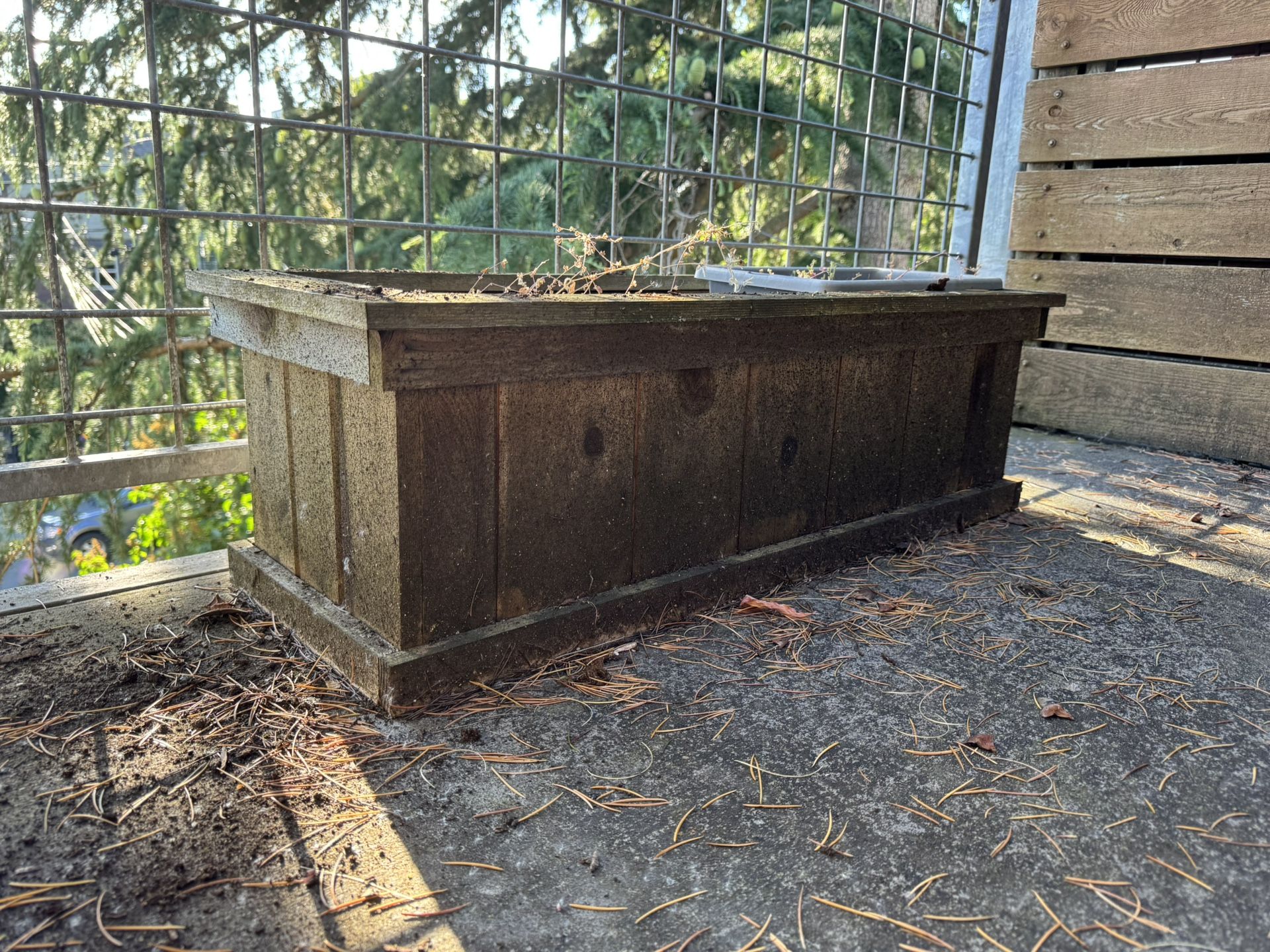 Wooden Outdoor Planter