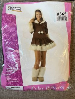 Girls Tween Polar Princess Eskimo Sz 12-14