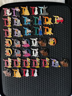 Disneyland D Pin Lot 2024-2025