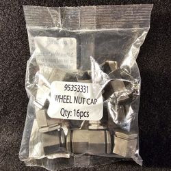 Genuine OEM GM (contact info removed)1 Wheel Nut Cover Caps (Gray) Qty. 16 Brand New!
