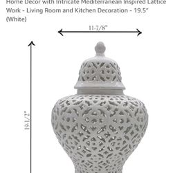 Ginger  Jar Ceramic 