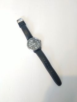 Timex Indiglo Leather Watch ✨