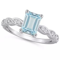 Aquamarine ring