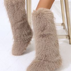 Furry Boots Bnew