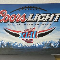 Coors Light Super Bowl XLII Sign