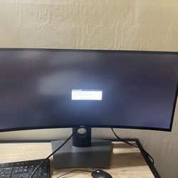 Curved Dell Monitor 34 Inches 