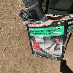 Electric Blower And Rake 