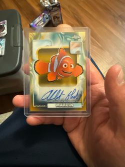 Disney Topps Chrome autographed Marlin