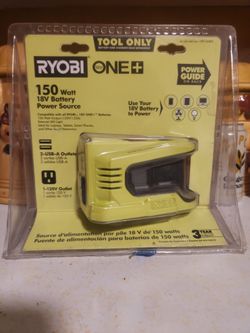 Ryobi 18 Volt 1 Plus 150 W 18 Volt Battery Power Source