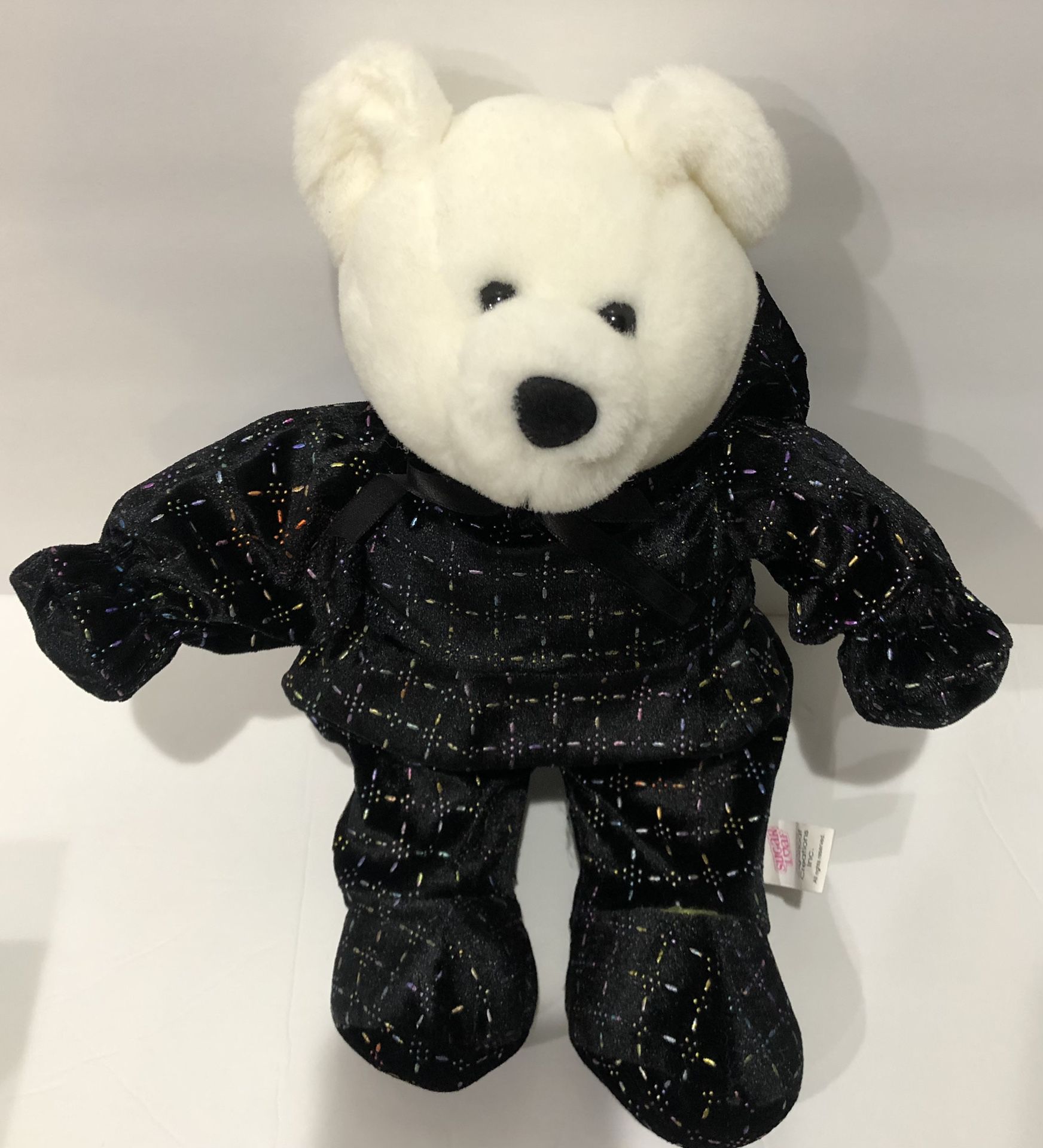 New Sugar Loaf White Teddy Bear Plush 15”