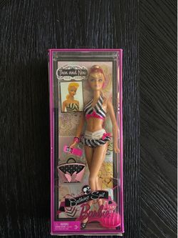 Barbie Then and Now 1(contact info removed) Swimsuit Outfit Set for 11.5" Doll, 4pc