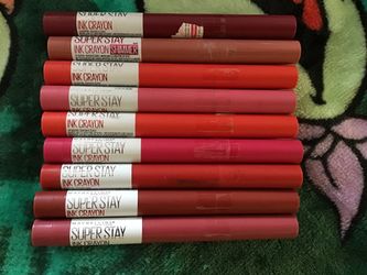 New Maybelline superstay  crayon  ink lipsticks