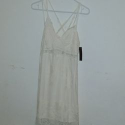 Medium White Lace Dress 
