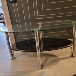 Glass COFFE TABLE & END TABLE SET