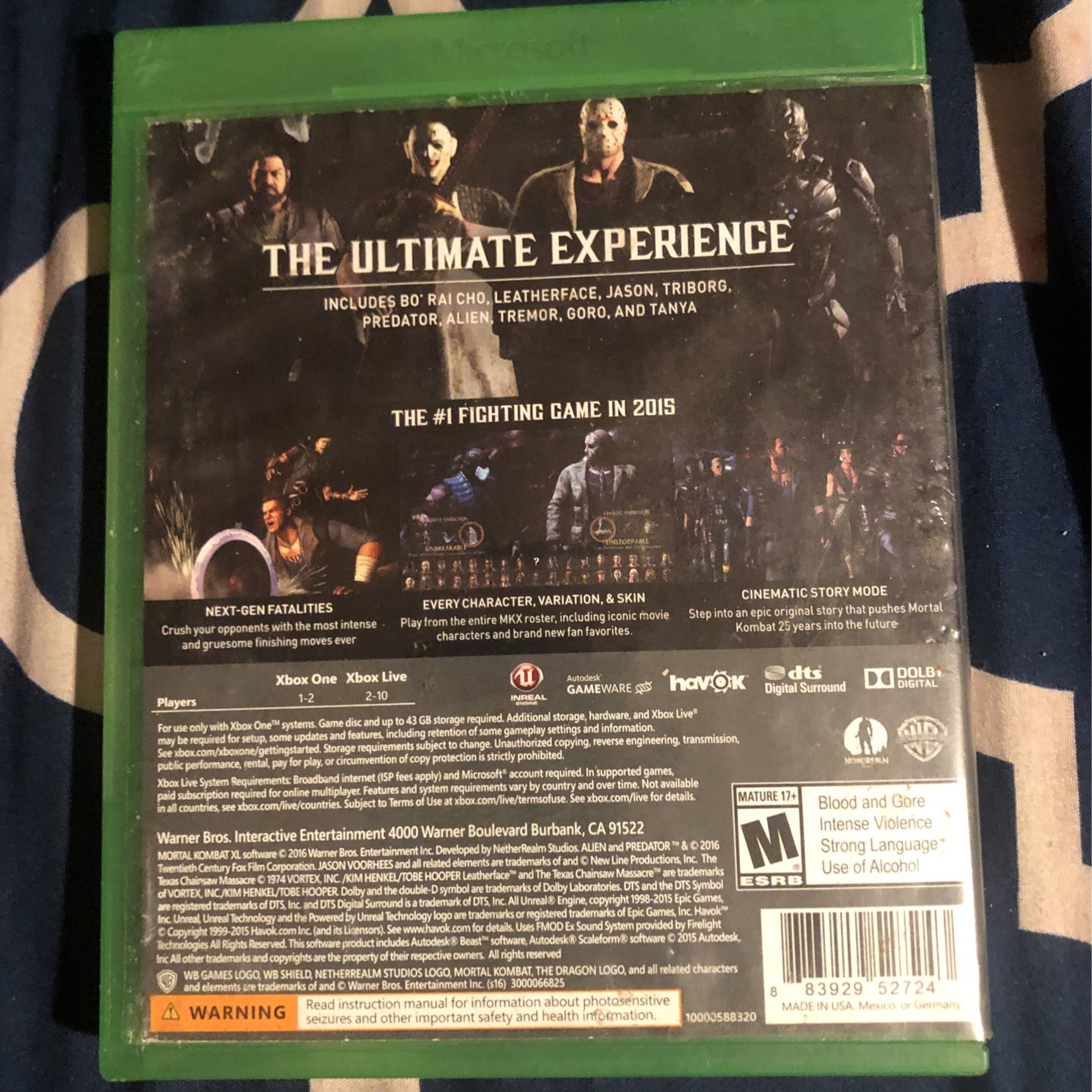 Mortal Kombat XL (Xbox One) for Sale in Fresno, CA - OfferUp