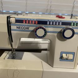 Necchi Sewing Machine In Case