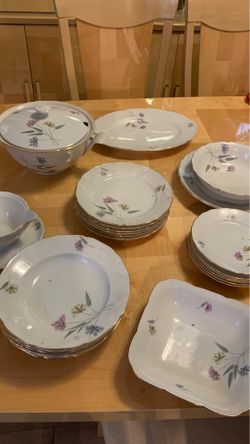 Serving plate set