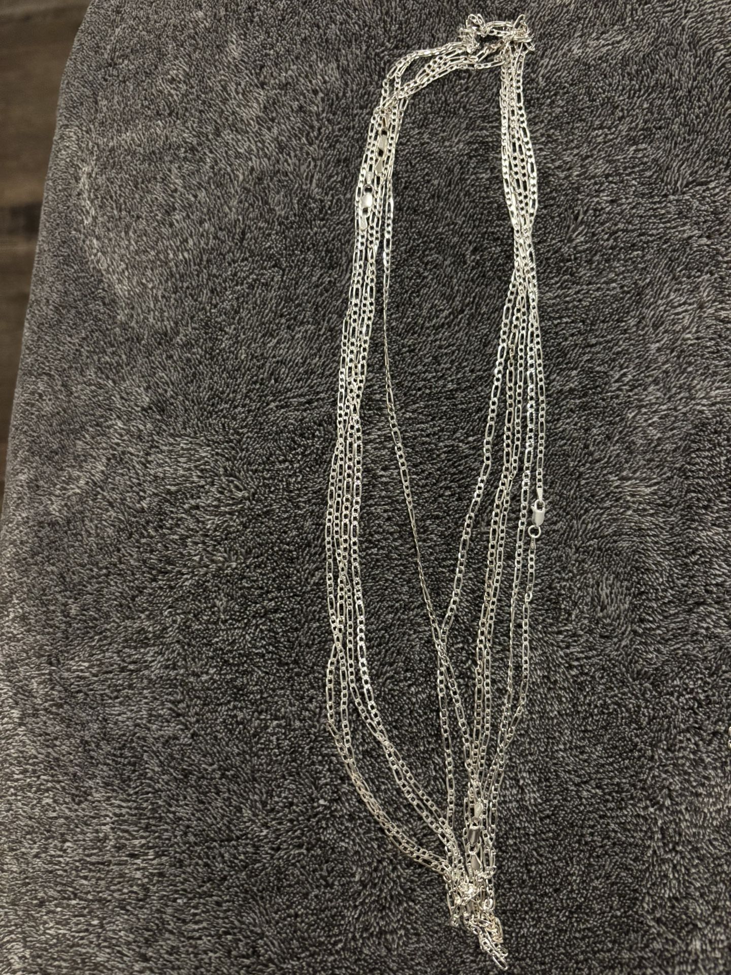 Silver 925 Chains And Braclets