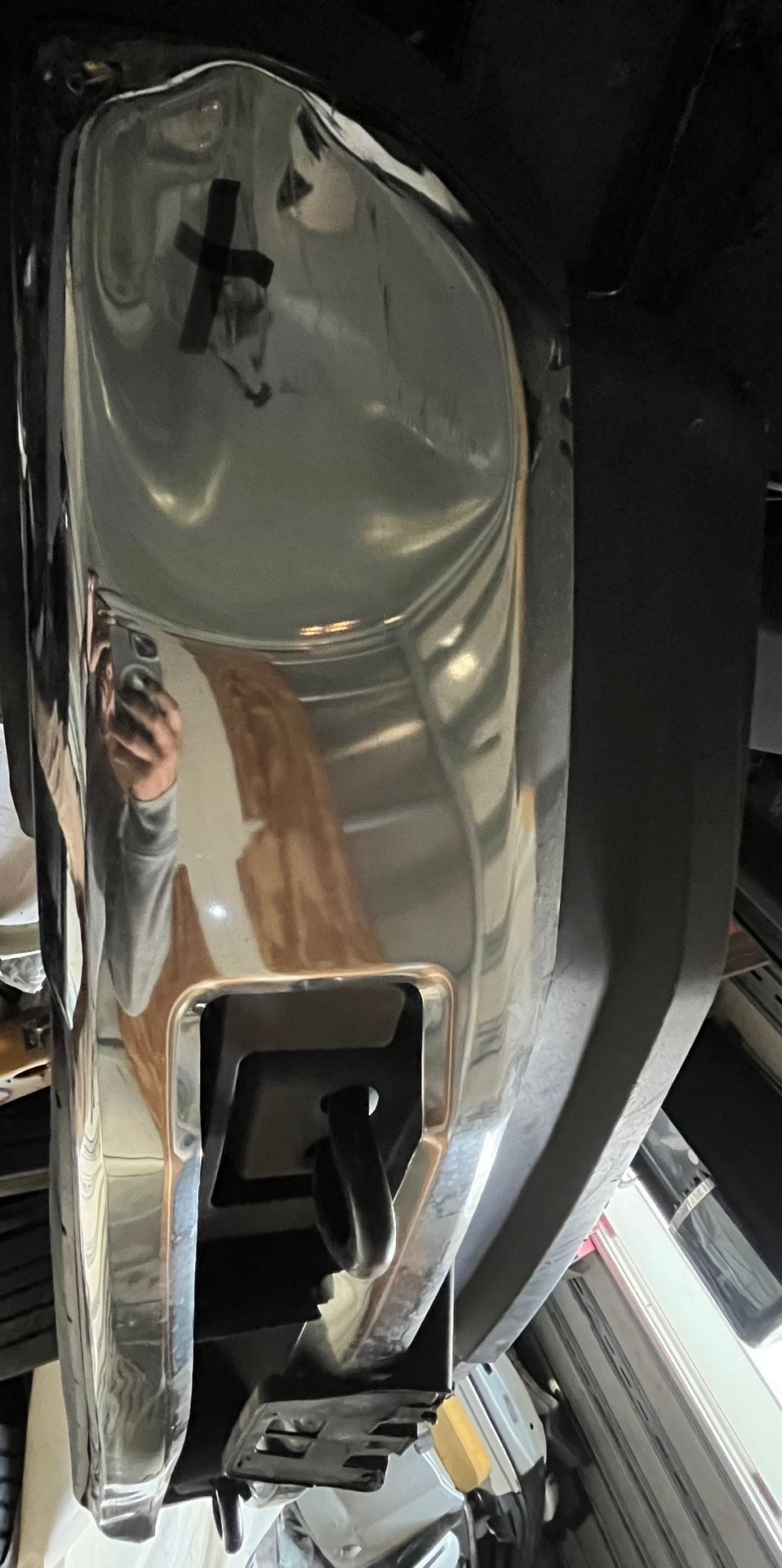 Used Front Bumper for 2017-2020 Ford F-450 – OEM Style, Minor Dent, 