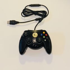 Titan Original Xbox Advanced Controller 246411 with Breakaway Cable Black TESTED