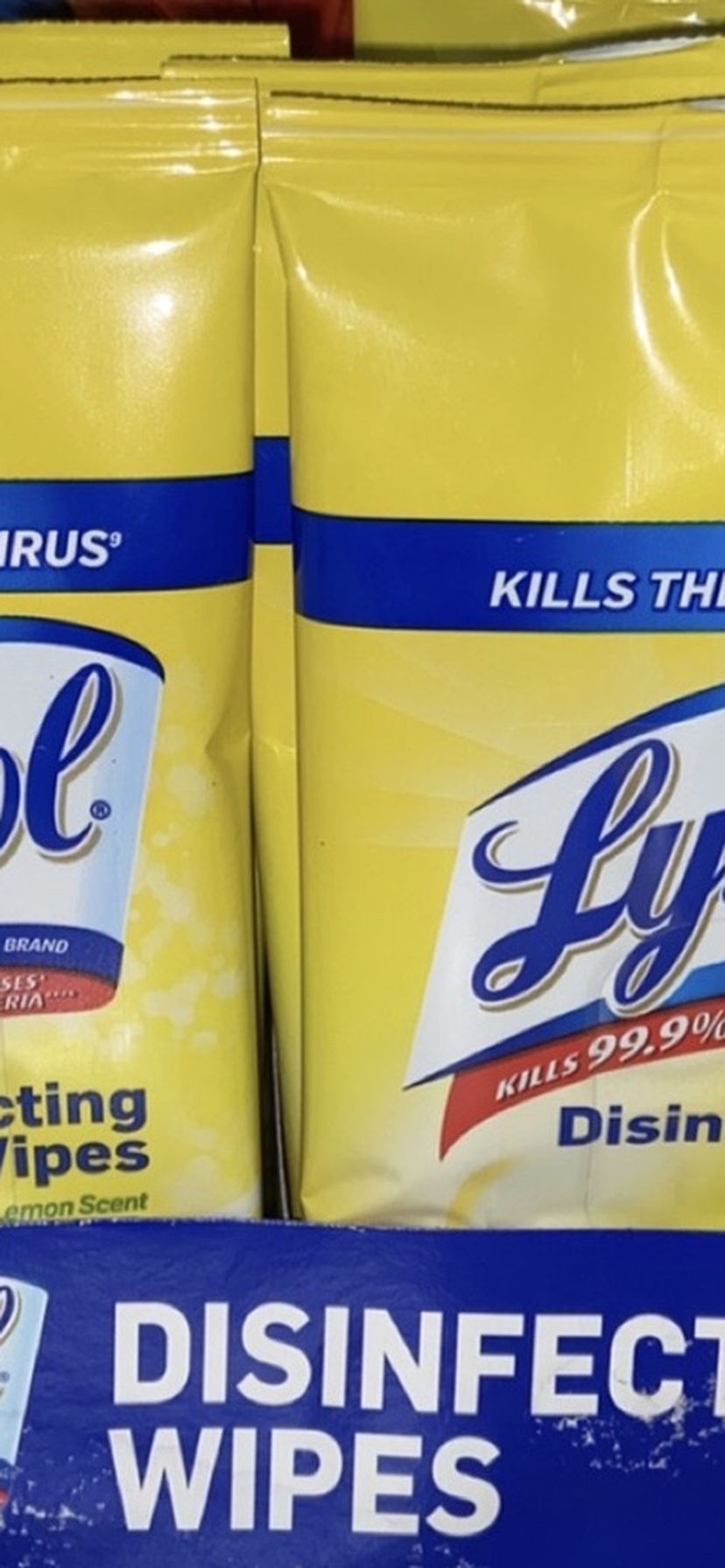 LYSOL TO GO! 12 (15 Counts)