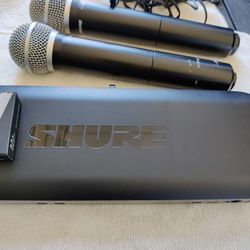 Shure dual wireless microphone 🎤 pg58