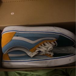 Size 10 Multi Color Vans