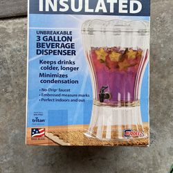 3 Gallon Beverage Dispenser Unbreakable