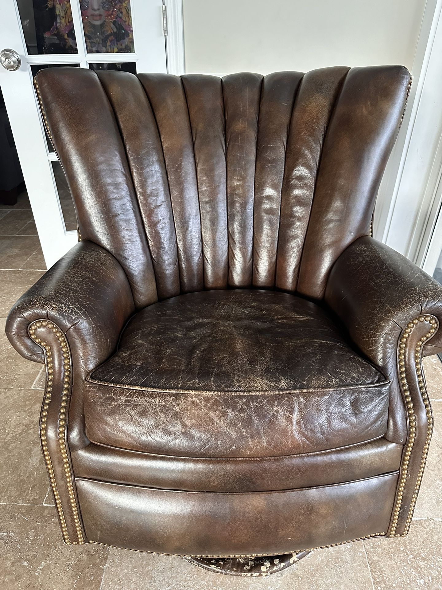 Hancock and Moore Living Room Daly Swivel Chair
