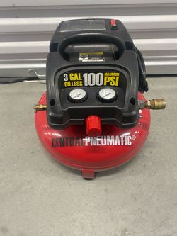 Central Pneumatic 3 Gal Oilless Air Compressor
