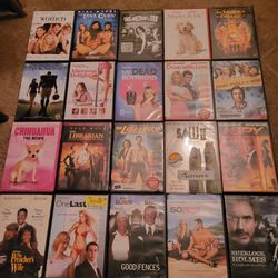 Set Of 20 Asst. DVD Movies (Comedy, Action, Mystery, Etc.)
