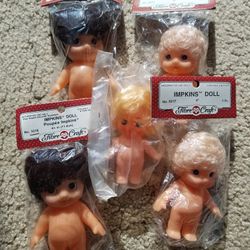 NIP lot Of 5 Impkins Dolls(2J)