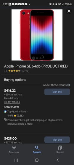 Like New I PHONE SE