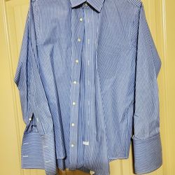 Men's Burberrys Button Down Dress Shirt 