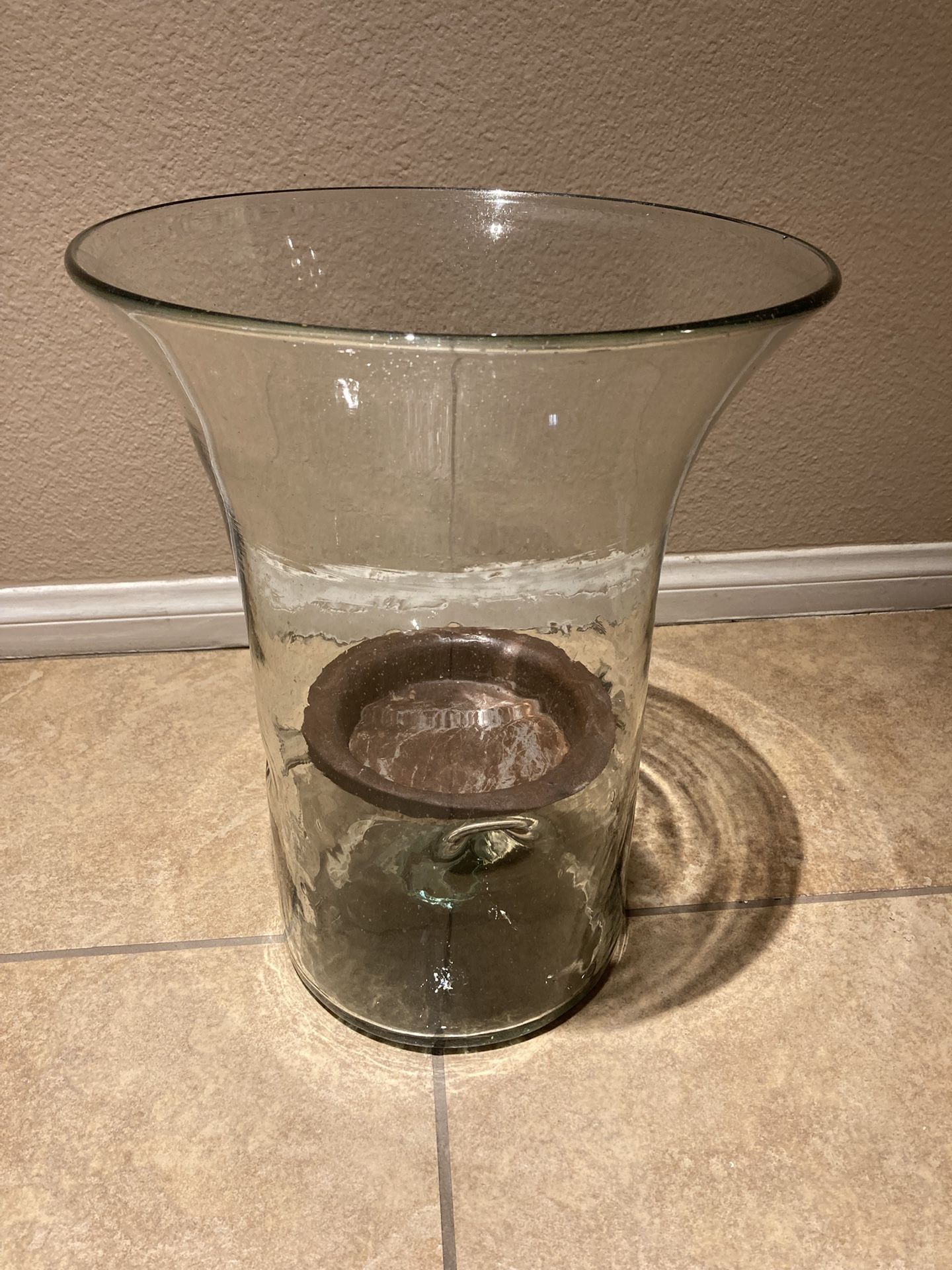 Hurricane Pillar Candle Holder