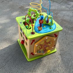 Hape Country Critters Wooden Activity Play Cube