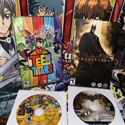 Teen Titans & Batman Begins PlayStation 2 Games