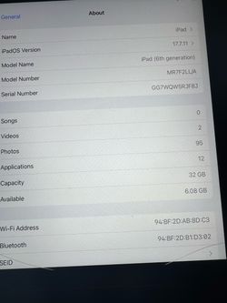 Ipad 6 gen