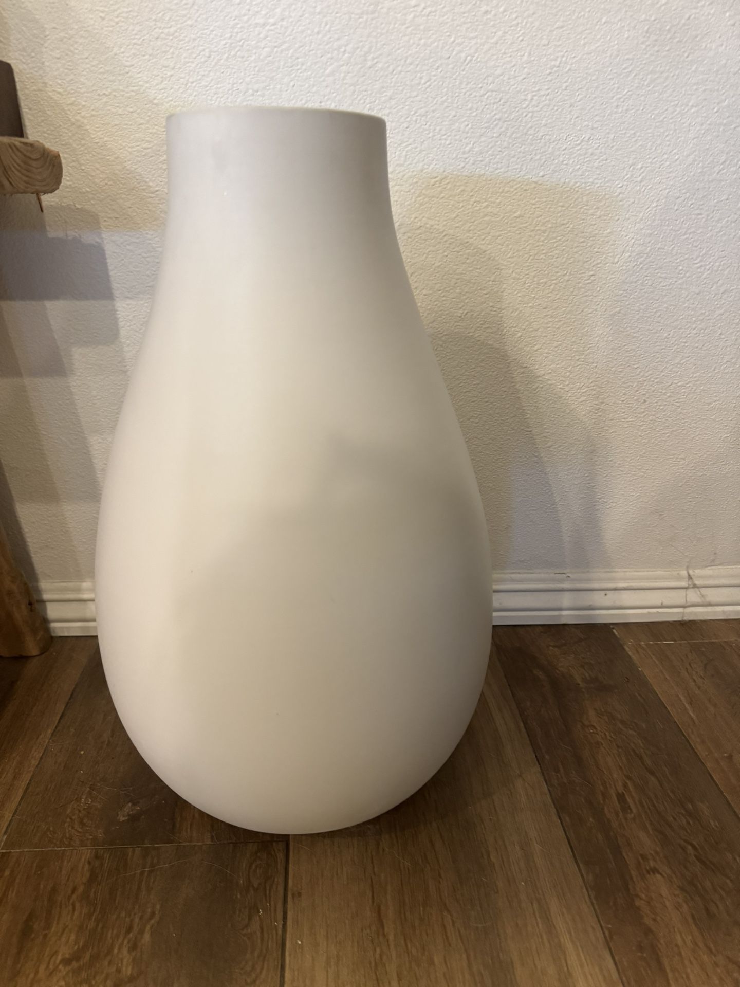 West Elm Oversized Pure White Ceramic Vase