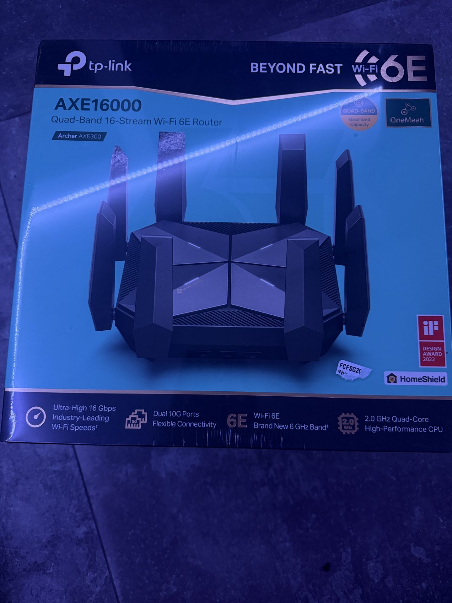 Brand New Tp-Link Axe 16000 Router