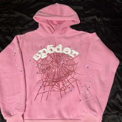 Pink Sp5der Hoodie 100$ Size L