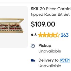 Skil 30 Piece Router Bit Set