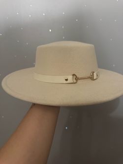 Cream/Beige Fedora