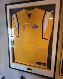 💜💛 Kobe Bryant Lakers Upper Deck UDA Warm Up Shooting Shirt not Lebron James MJ Jordan Panini Jersey Basketball🐍