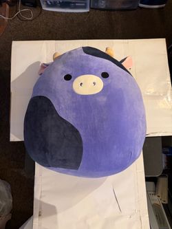 Squishmallows Ingred The Purple Cow 24in Plush