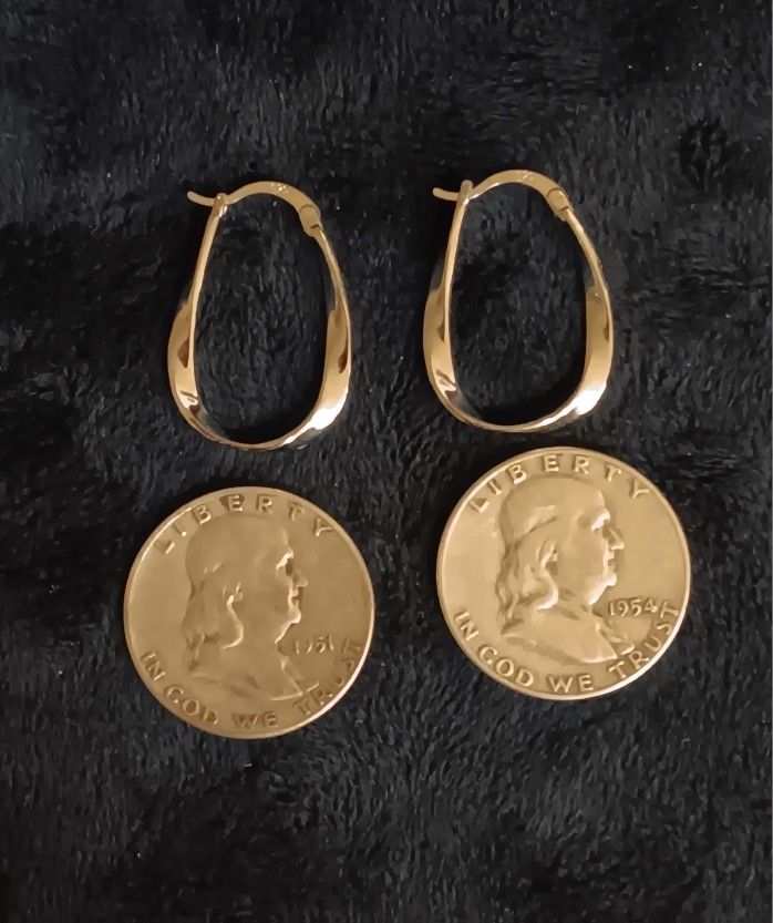 925 Sterling Silver Hoop Earrings