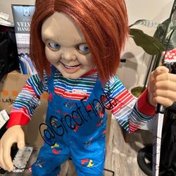 Chucky Animatronic - SERVO Eyes That Move And Blink - Moves - NEW IN BOX