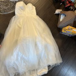 Wedding Dress W/ Belt 