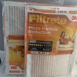 16 X 24 X 1 A/C Filters $5 For Both 